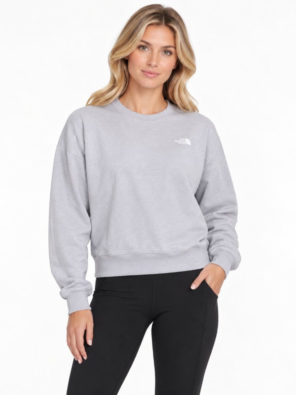 North Face Women's Crewneck Sweatshirt Grey